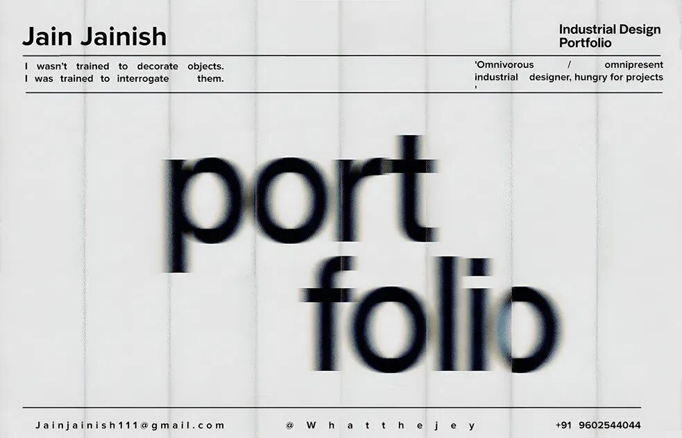 被低估的设计力量！印度工业设计作品集里的“草根智慧”太惊艳